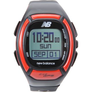 NEW BALANCE NX980 GPS Trainer Watch with Heart Rate Monitor, Black/red