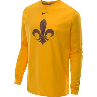 NIKE Mens LSU Tigers Geaux Tigers Local Long Sleeve T Shirt   Size Medium,