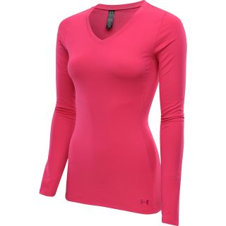 UNDER ARMOUR Womens ColdGear Infrared Long Sleeve V Neck Top   Size Small,