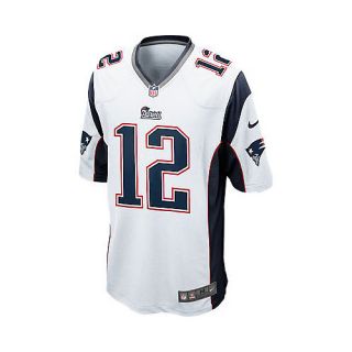 NIKE Mens New England Patriots Tom Brady Game White Jersey   Size 2xl,