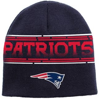 NFL Team Apparel Youth New England Patriots Game Day Uncuffed Knit Hat   Size