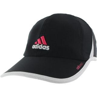 adidas Womens adizero II Cap, Black/white/blaze Pink (W ADIZERO II CP)