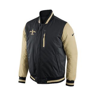 NIKE Mens New Orleans Saints Full Zip Padded Reversible Defender Jacket   Size