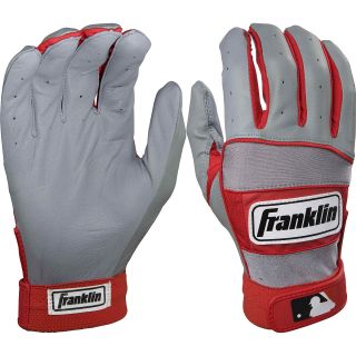 Franklin MLB Adult NEO  100 Batting Glove   Size Small, Grey/red (10742F1)