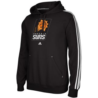 adidas Mens Phoenix Suns Primary Logo 3 Stripe Hoody   Size Large, Black