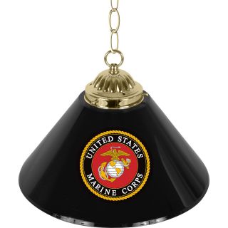 Trademark Global US Marine Corps Single Shade Bar Lamp 14 (USMC1200 B)