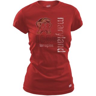 MJ Soffe Womens Maryland Terrapins T Shirt   Red   Size Medium, Maryland