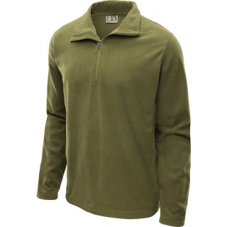 ALPINE DESIGN Mens 1/4 Zip Fleece Pullover   Size Xlmens, Burnt Olive