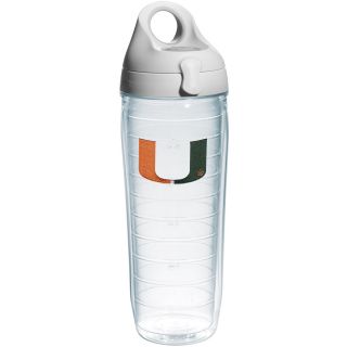 TERVIS TUMBLER Miami Hurricanes 25 Ounce Clear Water Bottle