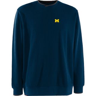 Antigua Mens Michigan Wolverines Executive Crew   Size Large, Wolverines Navy