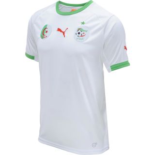PUMA Mens Algeria 2014 Home Replica Soccer Jersey   Size 2xl, White
