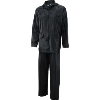 SPORTS AUTHORITY Adult Packable Rainsuit Set   Size Large, Black