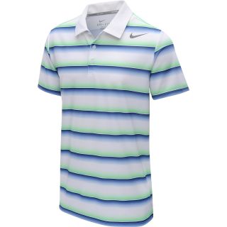 NIKE Mens Rally Sphere Stripe Short Sleeve Tennis Polo   Size Medium,