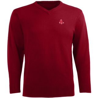 Antigua Mens Boston Red Sox Ambassador Knit V Neck Sweater   Size Medium,