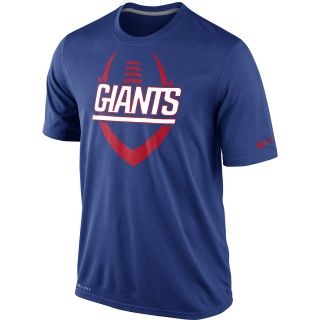 NIKE Mens New York Giants Dri FIT Legend Icon Short Sleeve T Shirt   Size Xl,