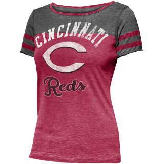 Touch By Alyssa Milano Womens Cincinnati Reds Morgan Short Sleeve T Shirt  