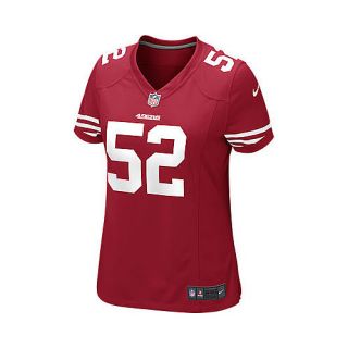 NIKE Womens San Francisco 49ers Patrick Willis Game Team Color Jersey   Size