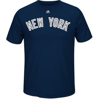 MAJESTIC ATHLETIC Mens New York Yankees Derek Jeter Player Name And Number T 
