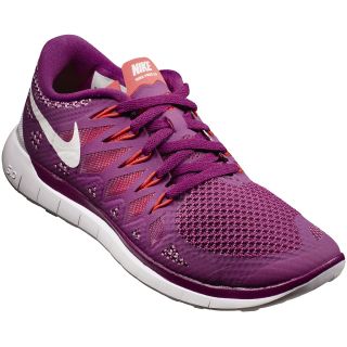 NIKE Womens Free Run+ 5.0 Running Shoes   Size 9.5, Grape/white