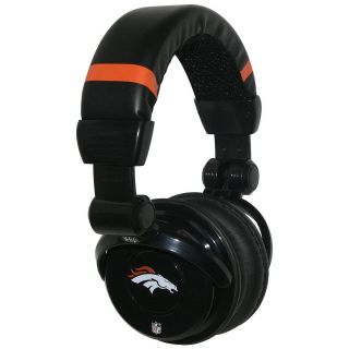 iHip Denver Broncos Pro DJ Headphones with Microphone (HPFBDENDJPRO)