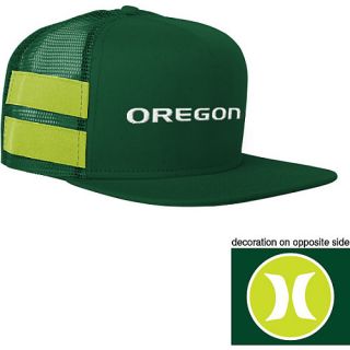 HURLEY Mens Oregon Ducks Block Party Adjustable Cap, Green/lime