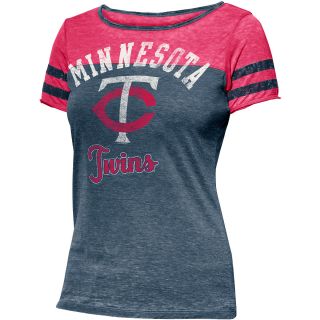 Touch By Alyssa Milano Womens Minnesota Twins Morgan Short Sleeve T Shirt  