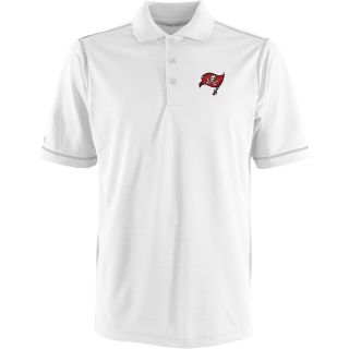 Antigua Tampa Bay Buccaneers Mens Icon Polo   Size Large, White/silver (ANT