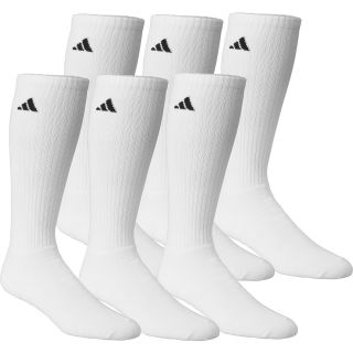 adidas Mens Athletic ClimaLite 360 Degree Cushioned Crew Socks   6 Pack   Size