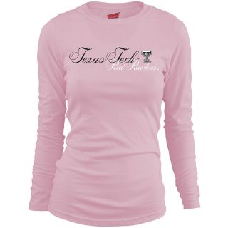 SOFFE Girls Texas Tech Red Raiders Long Sleeve T Shirt   Soft Pink   Size