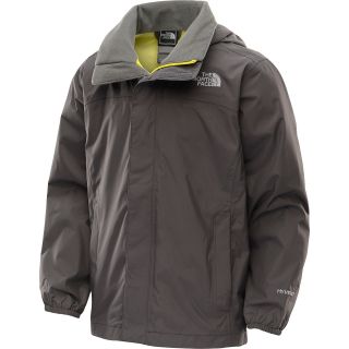 THE NORTH FACE Boys Resolve Rain Jacket   Size Small, Graphite/green