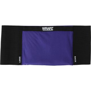 Wrapz Back Wrap   Size Large, Purple/black