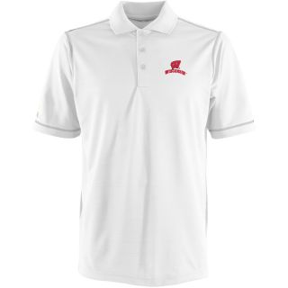 Antigua Wisonsin Badgers Mens Icon Polo   Size XL/Extra Large, Dark Red/white