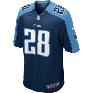 NIKE Mens Tennessee Titans Chris Johnson Game Alternate Color Jersey   Size