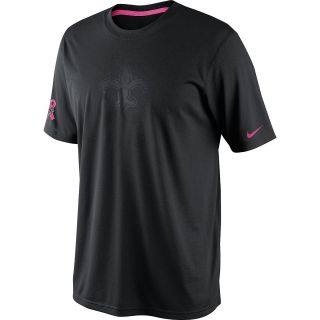 NIKE Mens New Orleans Saints Breast Cancer Awareness Legend T Shirt   Size