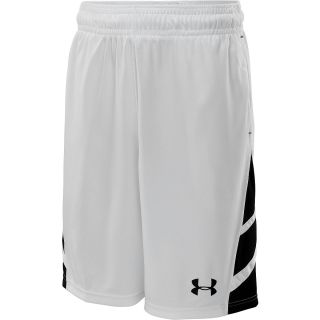 UNDER ARMOUR Mens Big Timin Basketball Shorts   Size Large, White/black/black