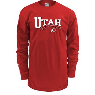 MJ Soffe Mens Utah Utes Long Sleeve T Shirt   Size XXL/2XL, Utah Utes Red