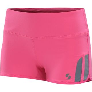 SOFFE Juniors Run Shorts   Size Large, Neon Pink