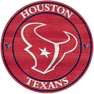 Wincraft Houston Texans Round Wooden Sign (56657011)
