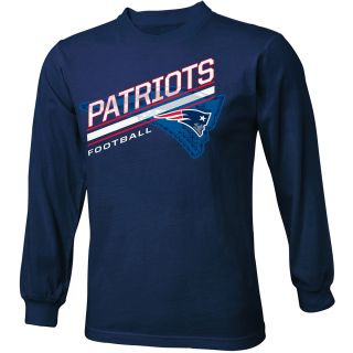 NFL Team Apparel Youth New England Patriots Serious Business Long Sleeve T 