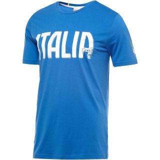 PUMA Mens Italy 2014 Short Sleeve Graphic Soccer T Shirt   Size Medium, Blue