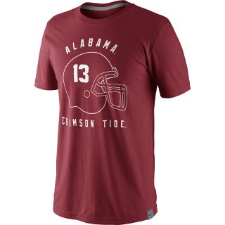 NIKE Mens Alabama Crimson Tide Vault Helmet T Shirt   Size Medium, Crimson