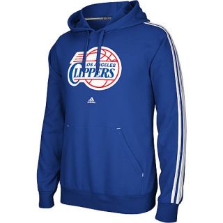 adidas Mens Los Angeles Clippers Primary Logo 3 Stripe Hoody   Size Large,