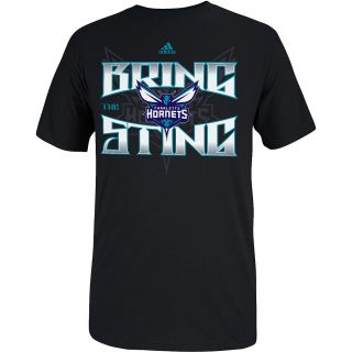 adidas Mens Charlotte Hornets Bring The Sting Short Sleeve T Shirt   Size