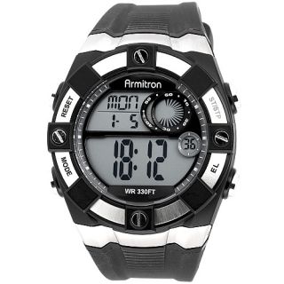 Armitron Mens Digital Chronograph Sport Watch (408172BLK)