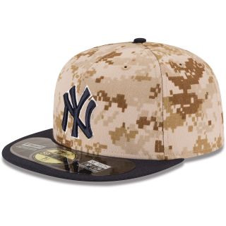 NEW ERA Mens New York Yankees Memorial Day 2014 Camo 59FIFTY Fitted Cap   Size