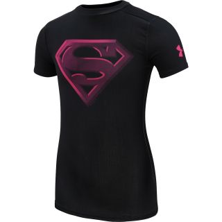 UNDER ARMOUR Boys Alter Ego Superman Fitted Short Sleeve T Shirt   Size