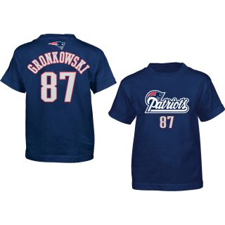 NFL Team Apparel Youth New England Patriots Rob Gronkowski Name And Number