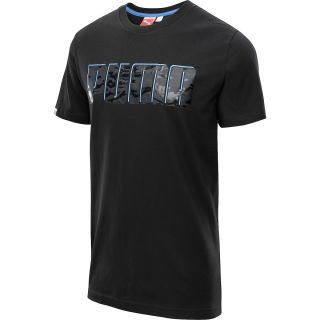 PUMA Mens Logo Short Sleeve T Shirt   Size Xl, Black