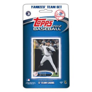 Topps 2012 New York Yankees Official Team Baseball Card Set of 17 Cards Blister