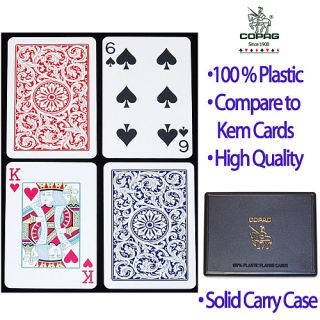 Copag Bridge Size Playing Cards, Red/blue (10 B6734R)